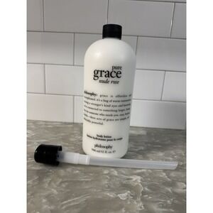 Philosophy PURE GRACE NUDE ROSE BODY LOTION  32oz Jumbo W/ Pump